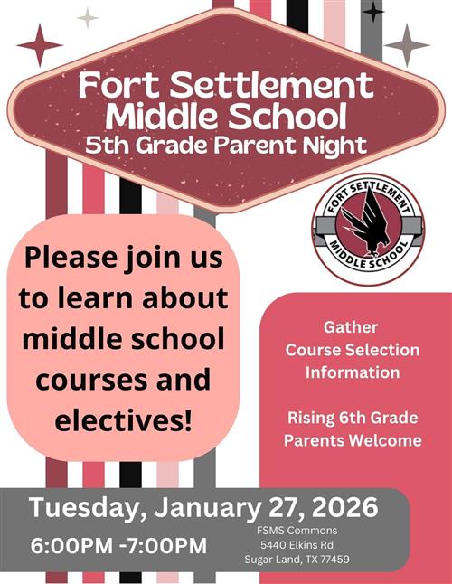 5th Grade Parent NIght